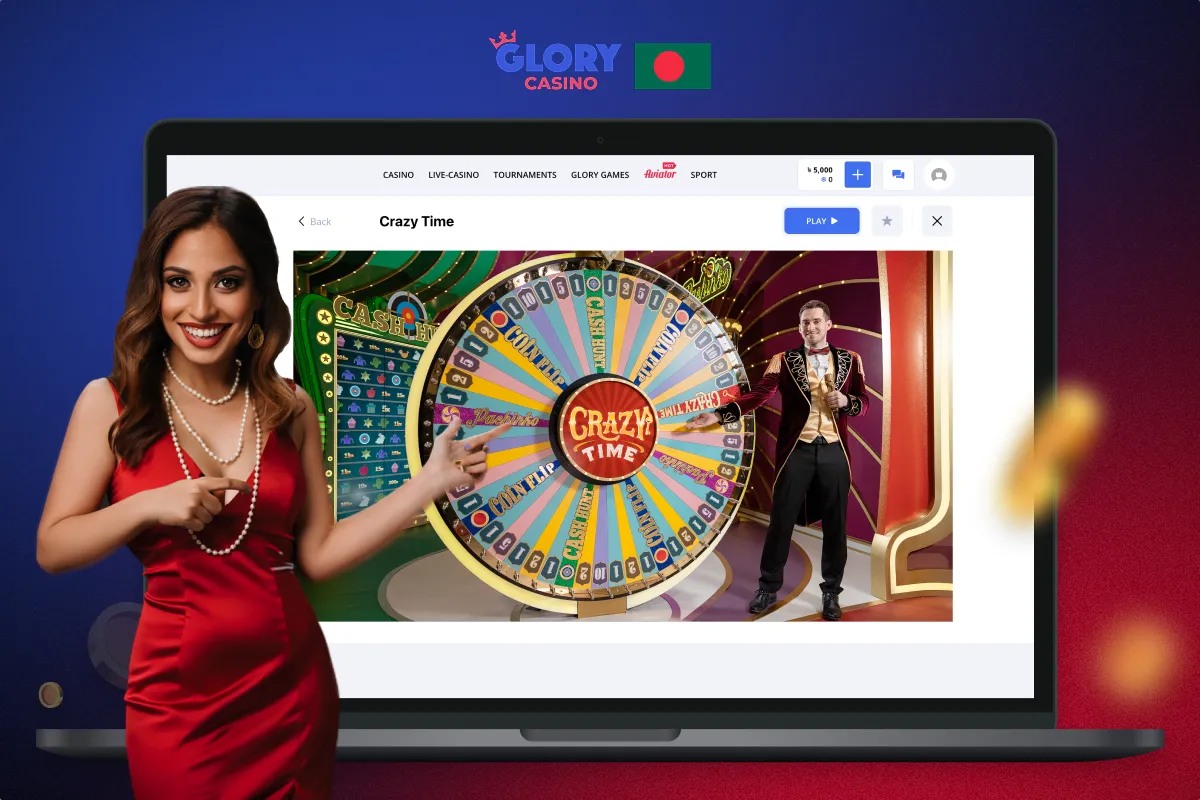 Crazy Time Glory Casino login